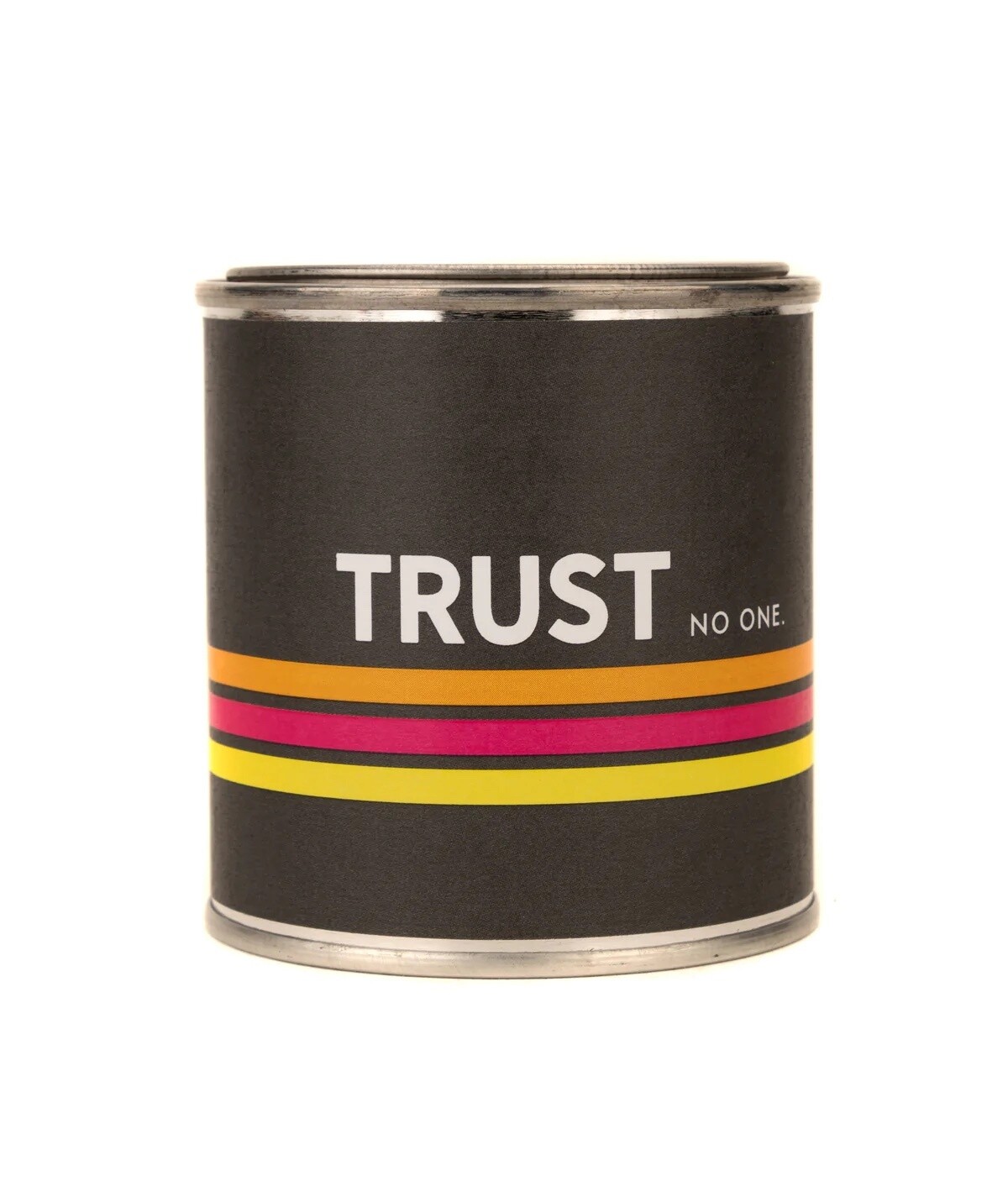 Trust Retro Stripe Candle