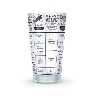 Good Measure Recipe Glass - Hangover