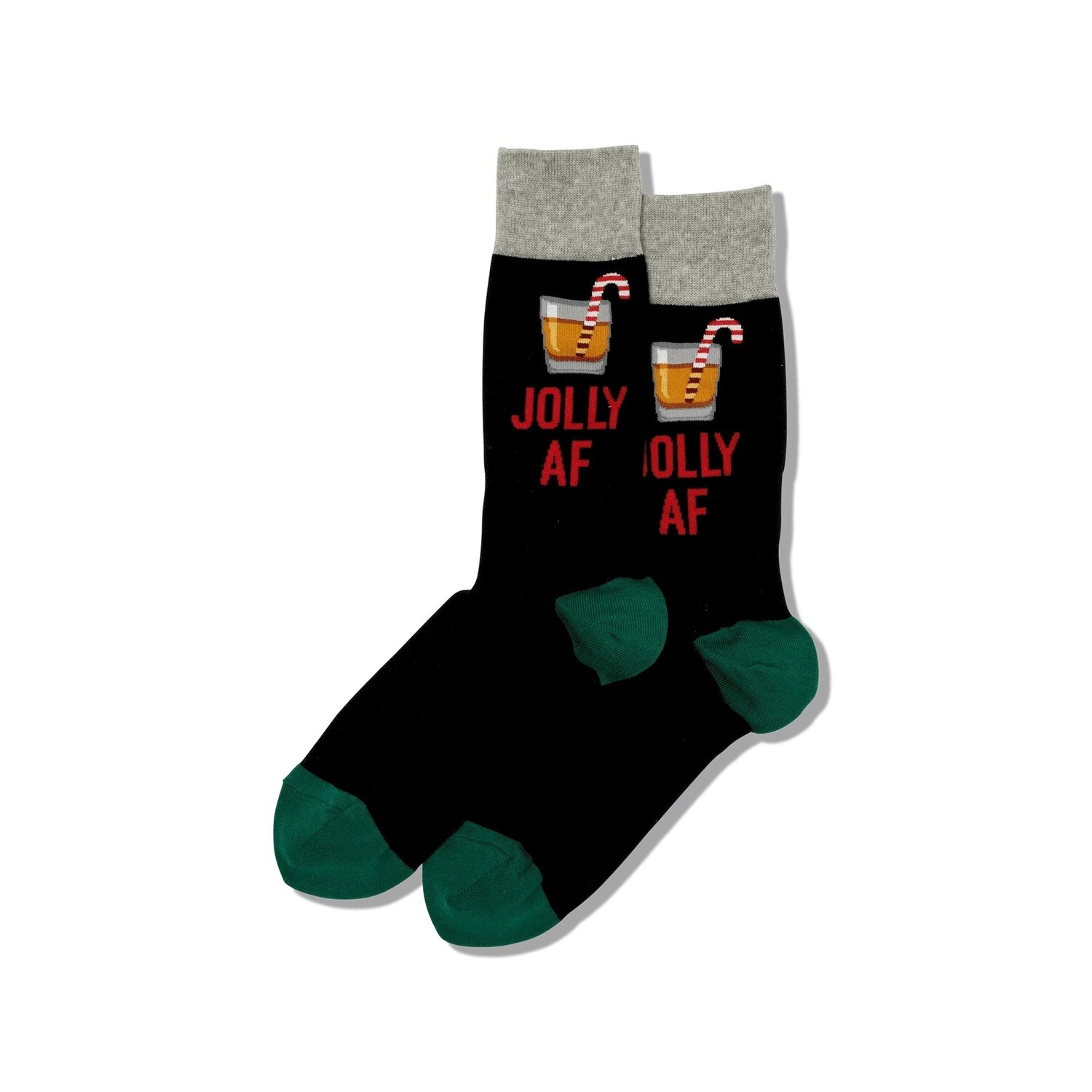 Jolly AF Black Men's Socks