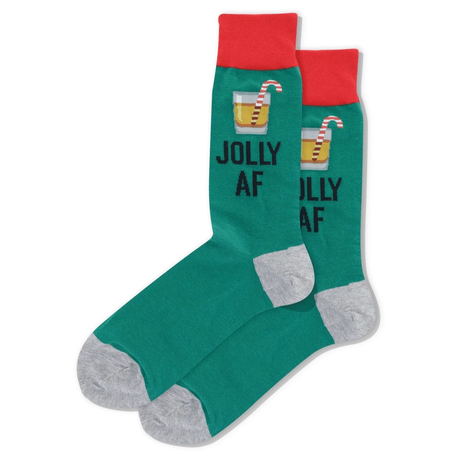 Jolly AF Forest Green Men's Socks