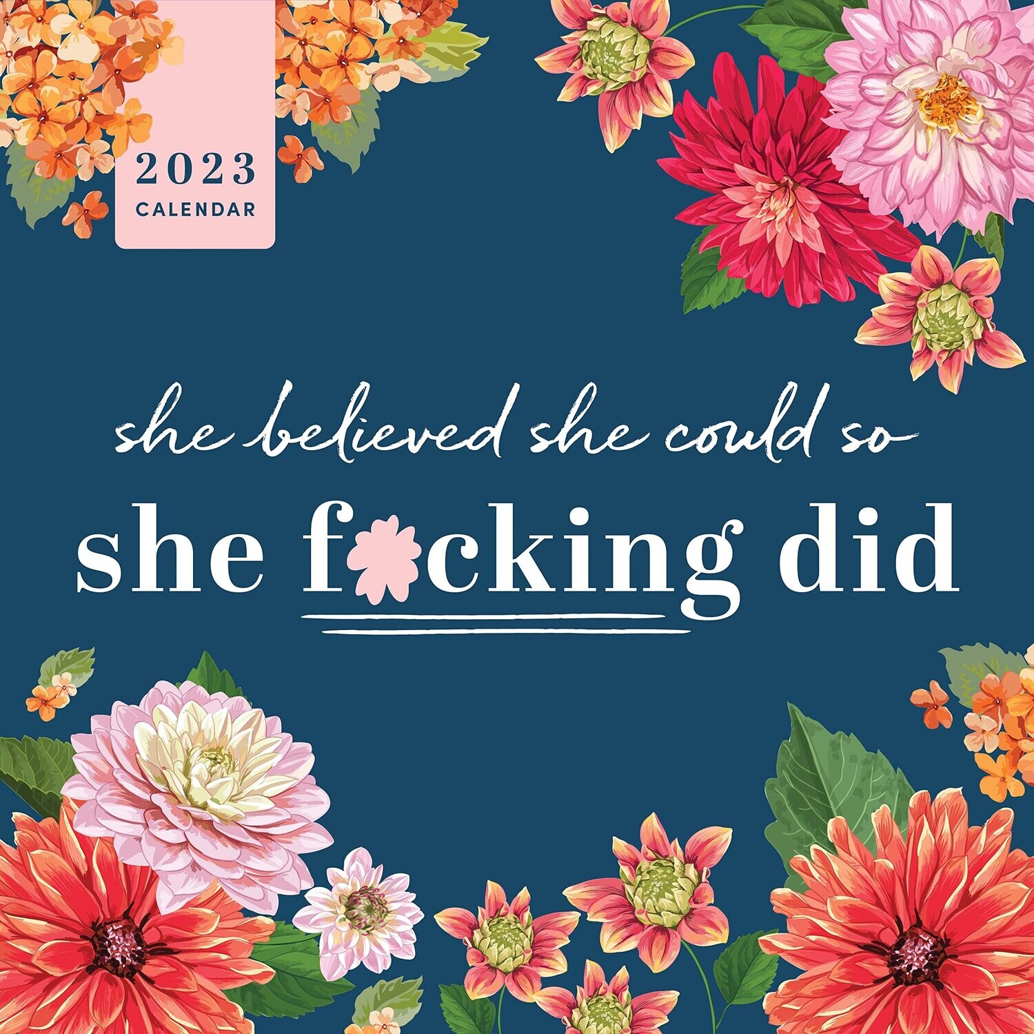 She Believed She Could 2023 Wall Calendar