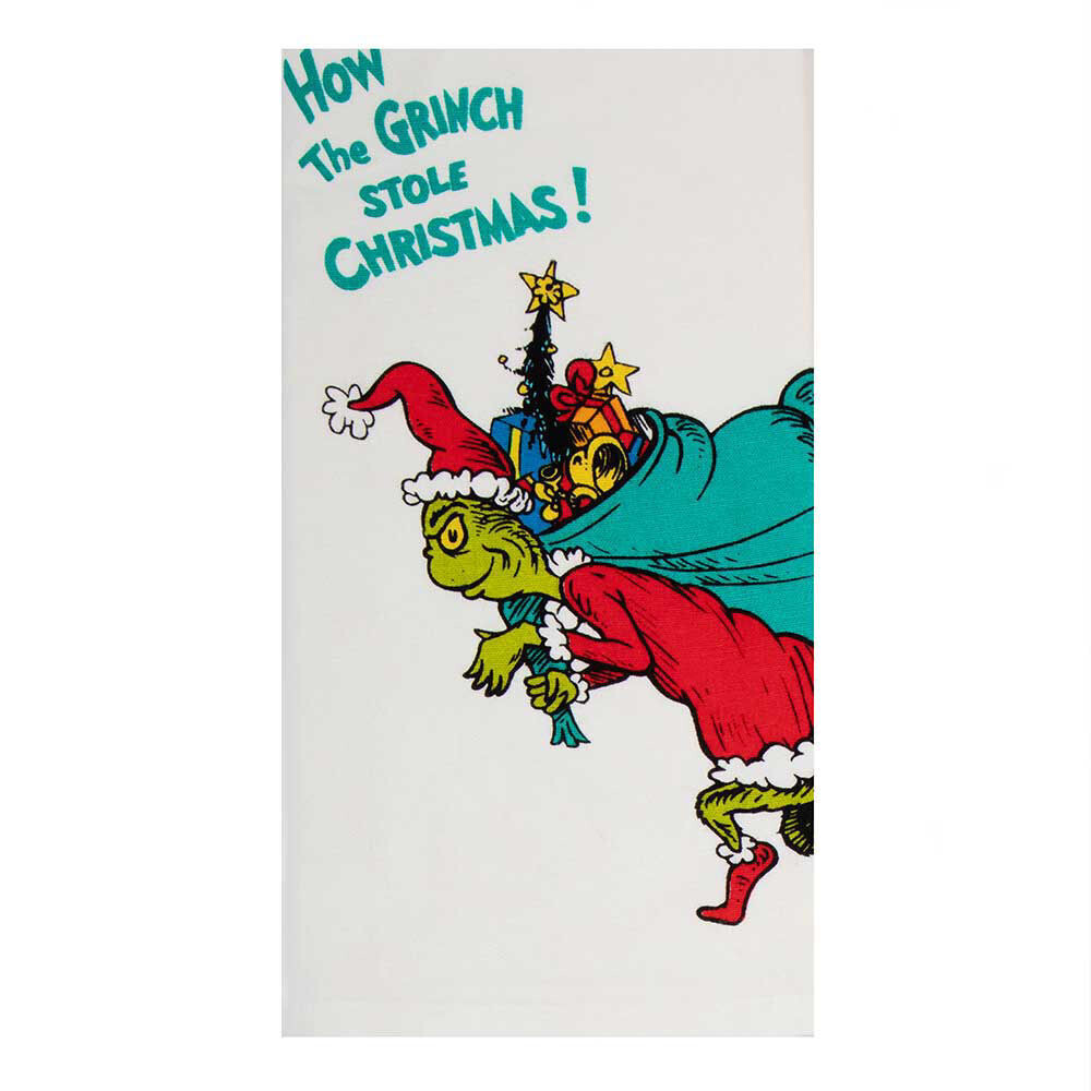 Dr. Seuss How the Grinch Stole Christmas Dish Towel