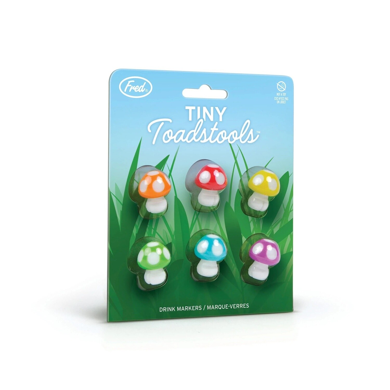 Tiny Toadstools Drink Charms S/6