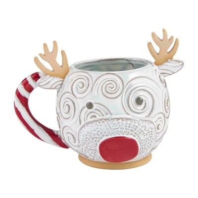 Reindeer Whimsical Mug
