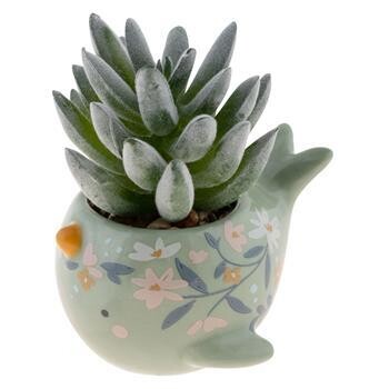 Narwhal Shaped Succulent Pot