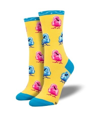 Peep This Yellow Women's Socks