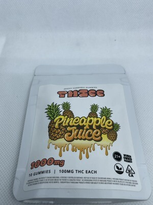 THICC - Pineapple Juice (1000 MG) Gummies