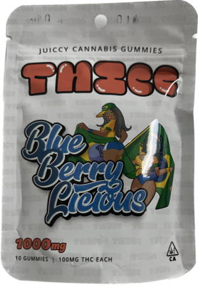 THICC - Blue Berry Licious (1000 MG) Gummies