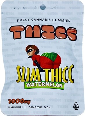 THICC -Slim Thicc Watermelon (1000 MG) Gummies