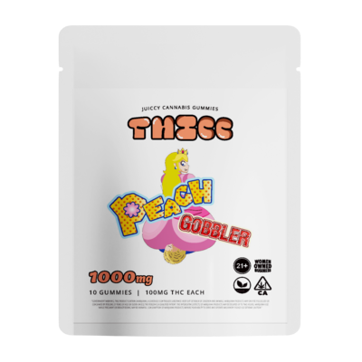THICC - Peach Gobbler (1000 MG) Gummies