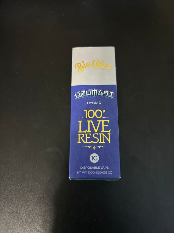 Big Chief - 1g Live Resin Disposable - Uzumaki (h)