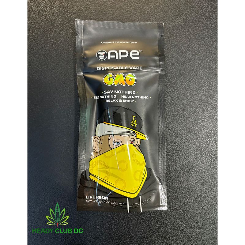 Ape - Live Resin Disposable Vape - GMO