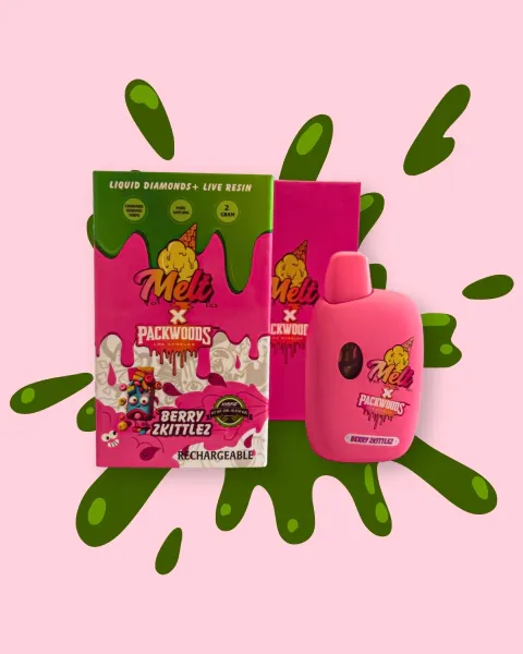 newMelt x Packwoods 2G Disposable: USA Buyer's Guide (Flavors, Real vs Fake, Live Resin vs Liquid Diamonds)