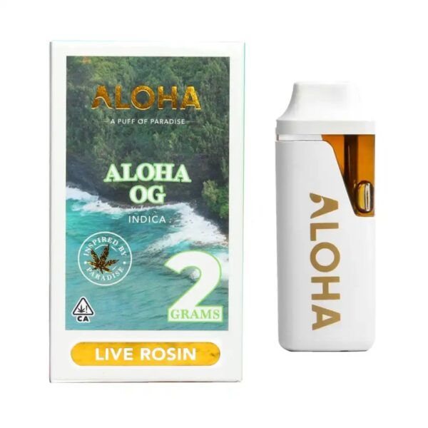 ALOHA 2g Live Hash Rosin Disposable- OG (i)