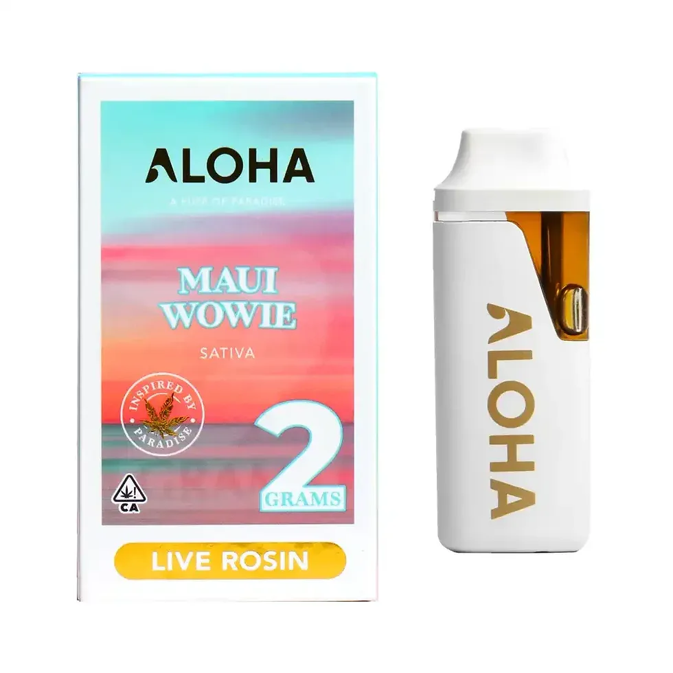 ALOHA 2g Live Hash Rosin Disposable - Mowie Wowie (s)