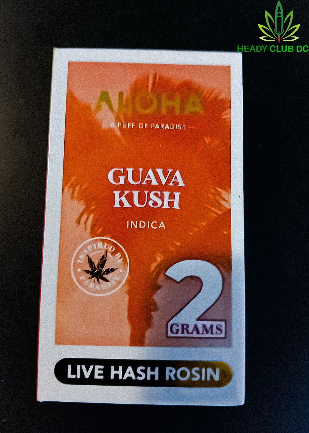 ALOHA 2g Live Hash Rosin Disposable- Guava Rush (i)
