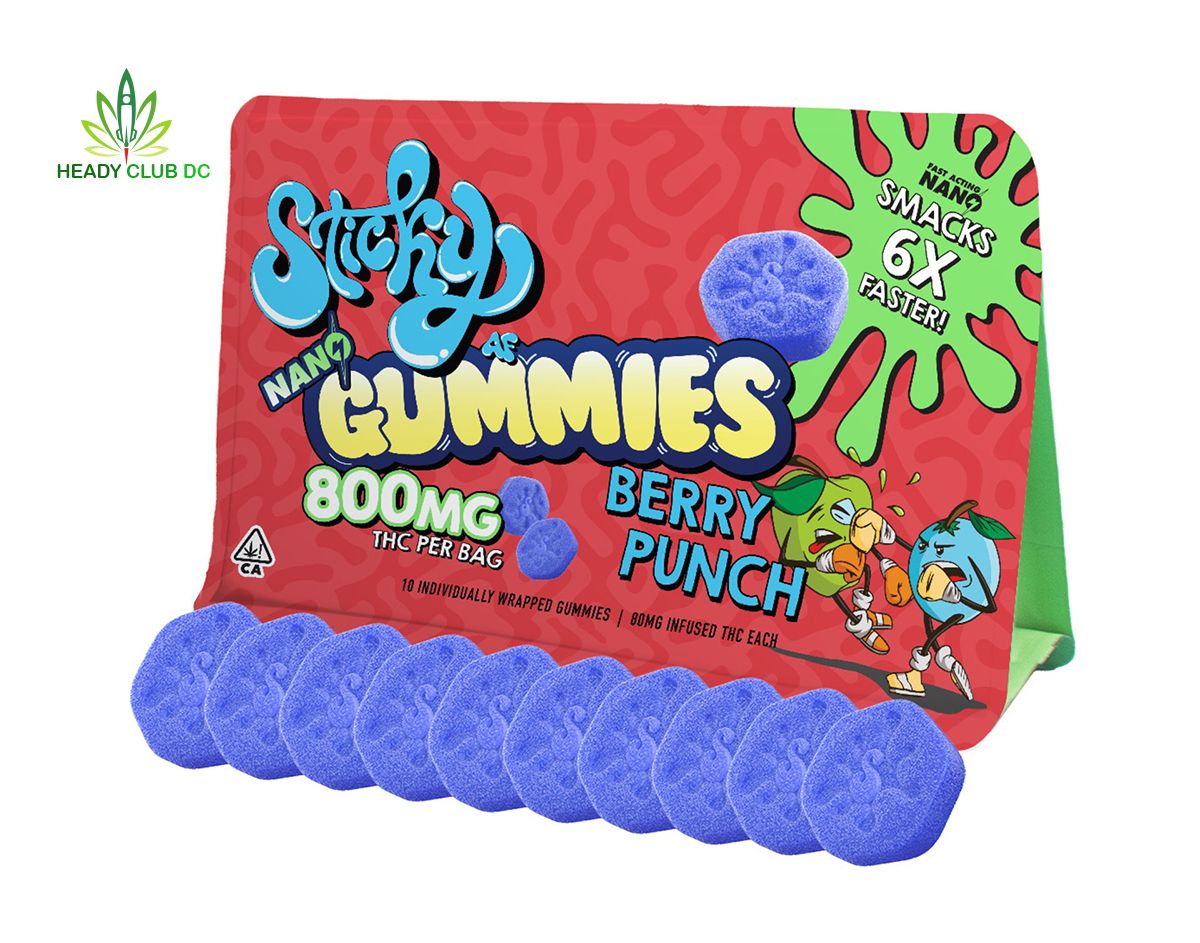 STICKY - Berry Punch Nanos Gummies (800mg)