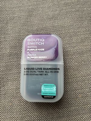 Boutiq Switch: Purple Haze (Sativa) + Blinker Berry (Indica) THCa