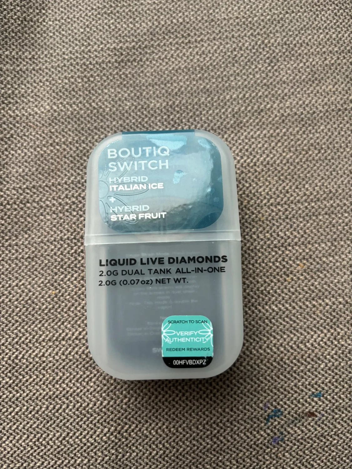 Boutiq Switch: Italian Ice (Hybrid) + Starfruit (Hybrid) THCa
