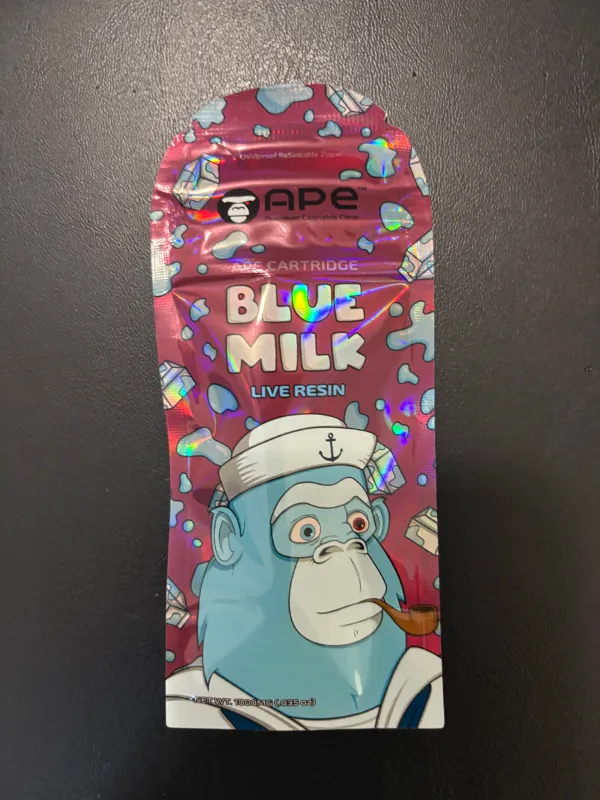 Ape - Live Resin - Blue Milk THC