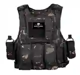 Portador de placas de camuflaje Ghost Camo Force Recon