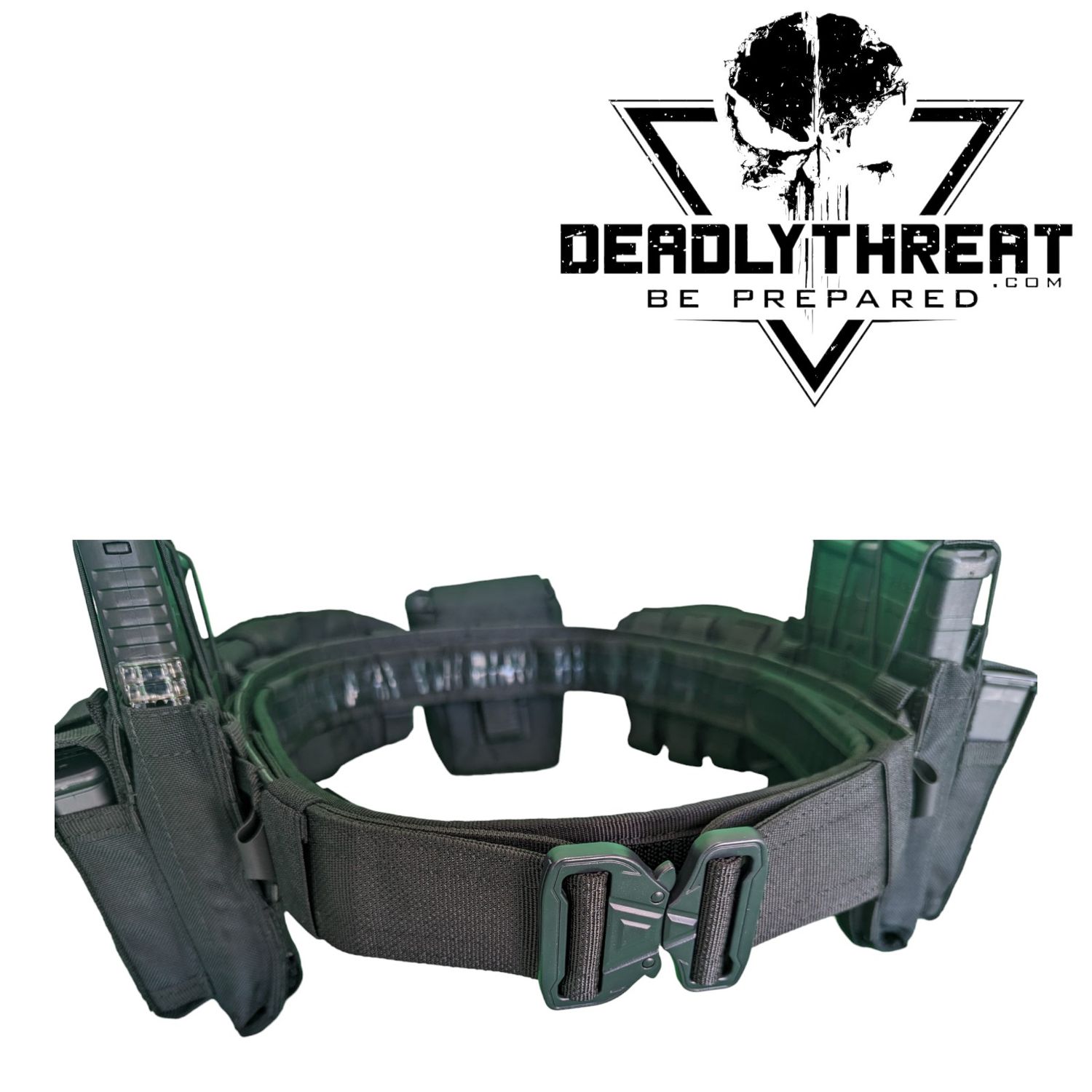 Black Storm War Tactical Duty Battle Belt