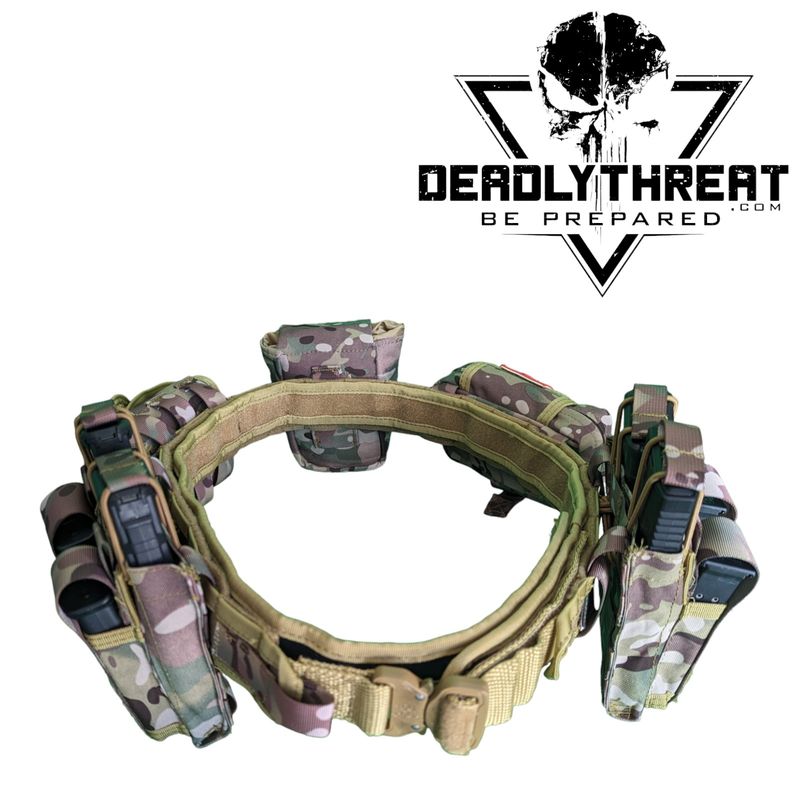 Camo 7 War Battle Belt