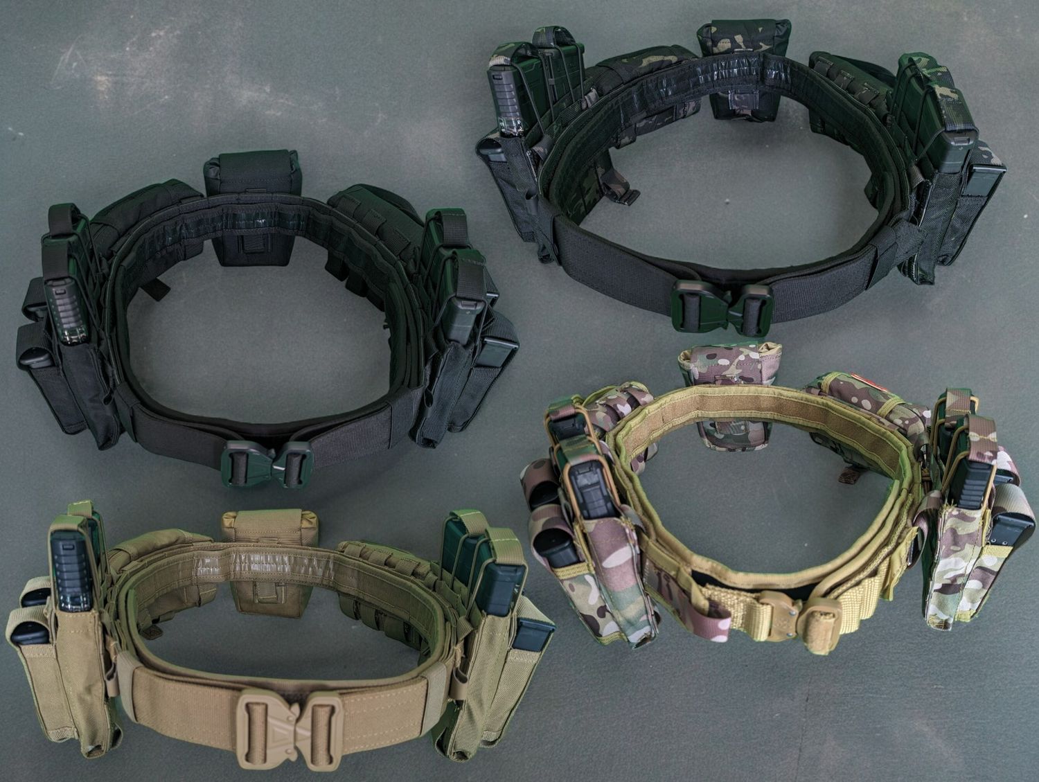 Black Storm War Tactical Duty Battle Belt