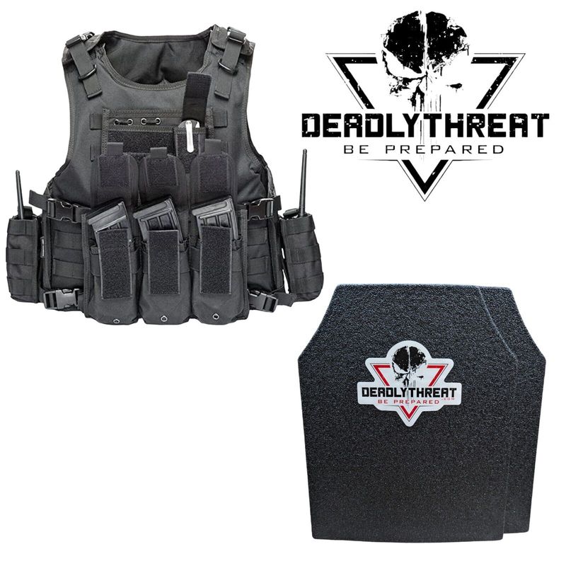 Force Recon Black Storm with Level III L3 Fearless Armor