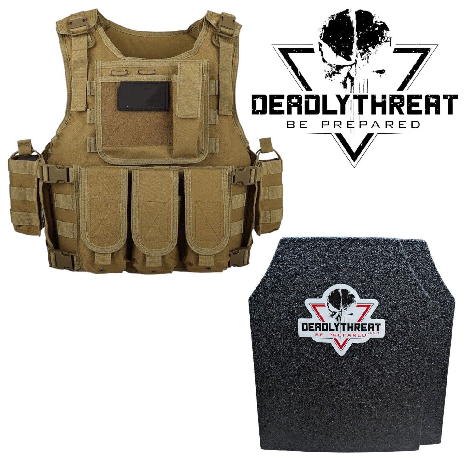 Force Recon Desert Fox Plate Carrier With L3 Fearless Armor Armor