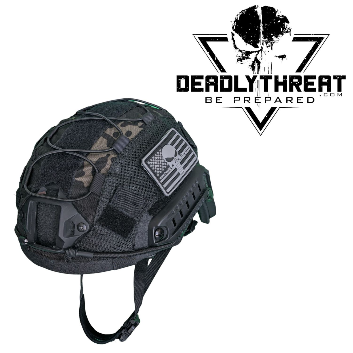 Superlite Ballistic Helmet Medium / Large with Ghost Camo Cover