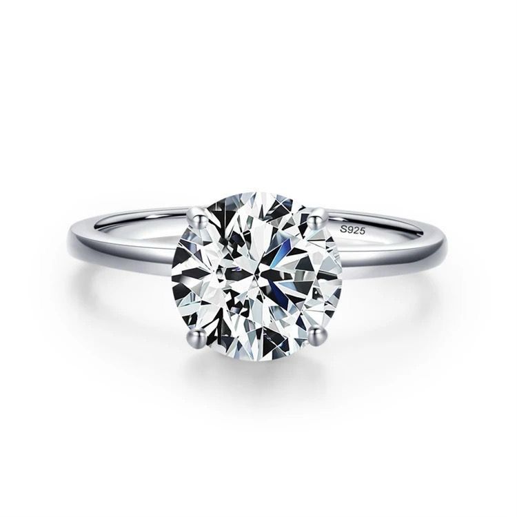 Magnolia Round Solitaire Ring