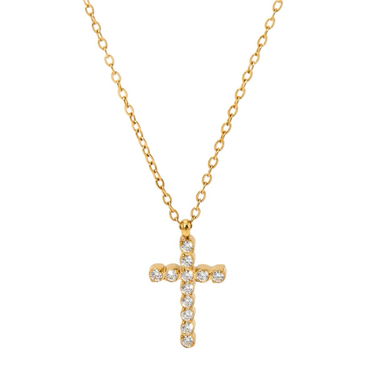 Gold Cross Necklace