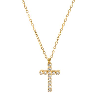Gold Cross Necklace