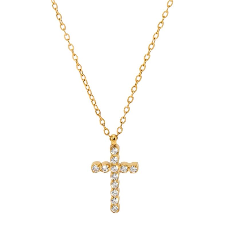 Gold Cross Necklace