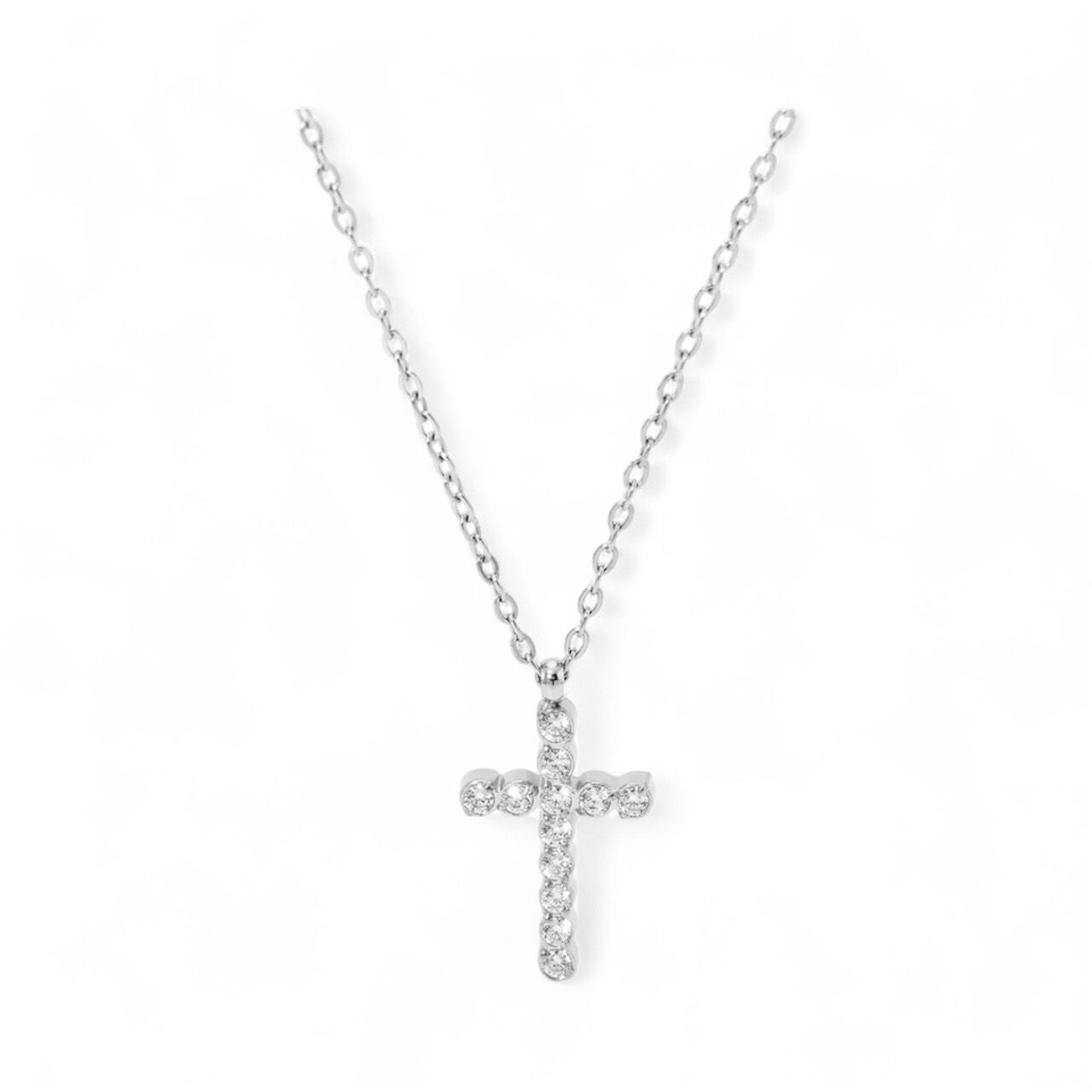Silver Cross Necklace