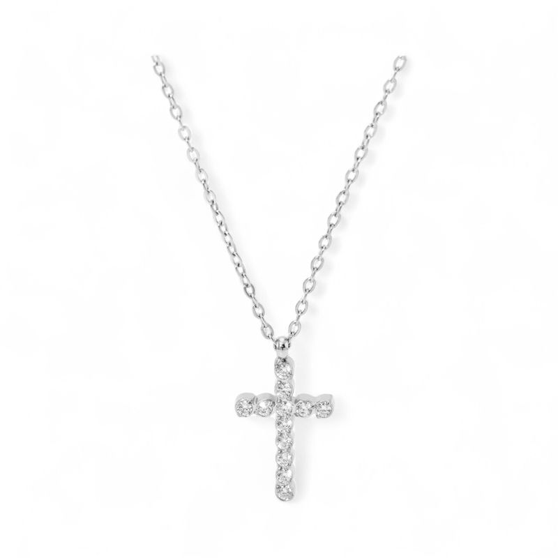 Silver Cross Necklace