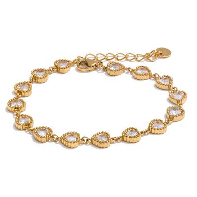 Gold Heart Bracelet