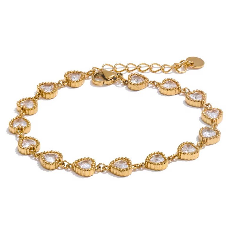 Gold Heart Bracelet