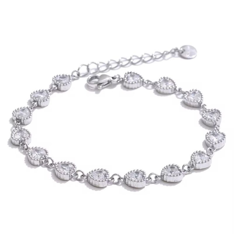 Silver Heart Bracelet