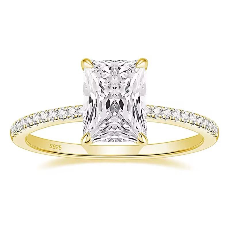 Gracey Gold Radiant Cut Ring PRE-ORDER