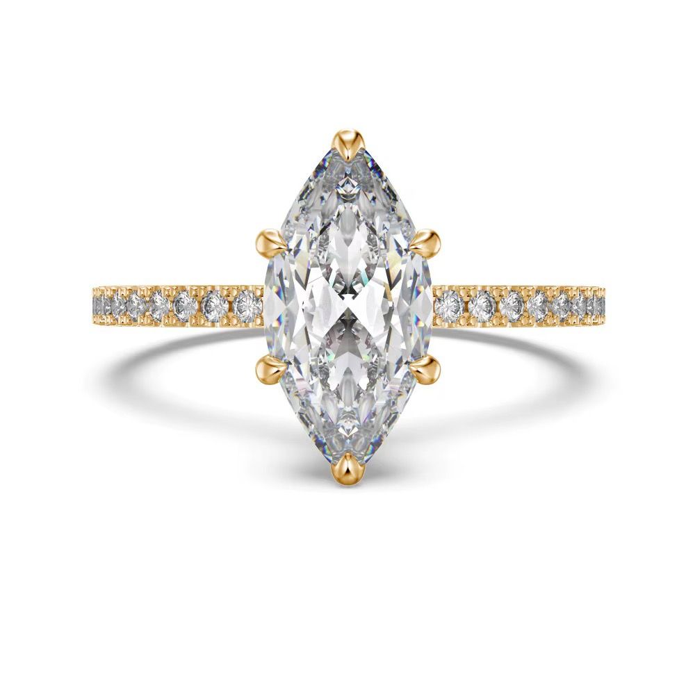 Melody Marquis Ring - Gold