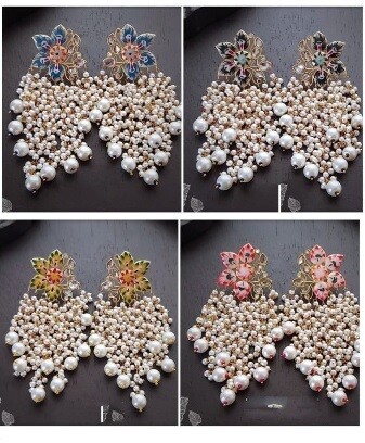 Pearl with meenakari work 4 variations available