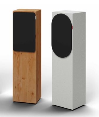 SwissHD SOLO 3 - enceintes Hi-Fi  ( paire ) - Béton
sur commande - ( options: finitions au choix )