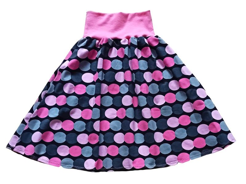 Kinderrock Tellerrock PINKEPUNKTE in Gr. 146/152