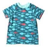 Kinder T-Shirt FISCHE in Gr. 104 und 122