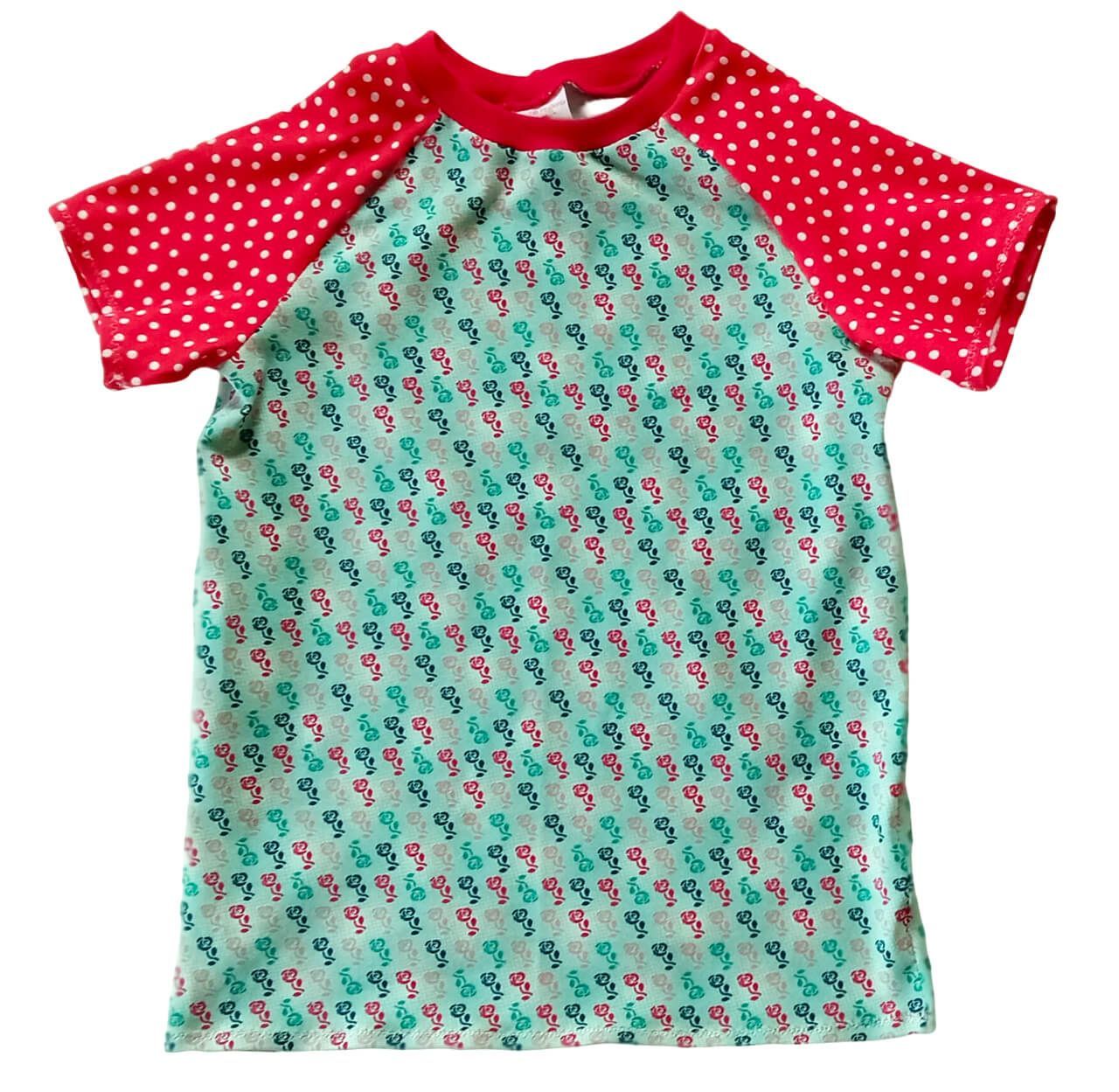 Kinder T-Shirt ROSEN in Gr. 122