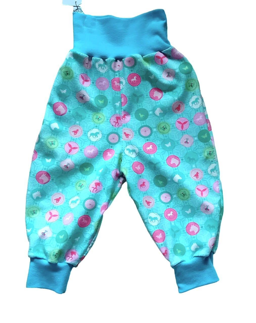 Baby Pumphose PFERDE in Gr. 68/74