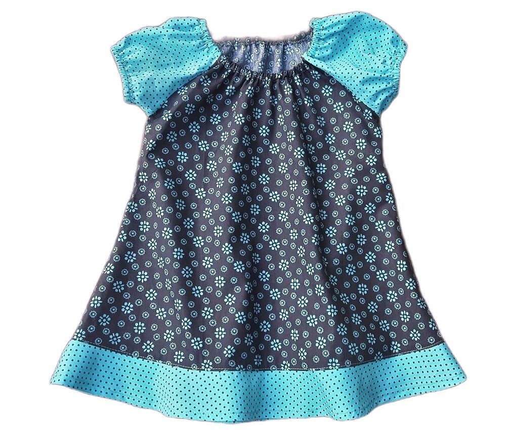 Baby Sommerkleid BLUMEN in Gr. 74/80