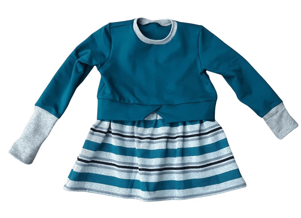 Girly Sweater STREIFEN in Gr. 110